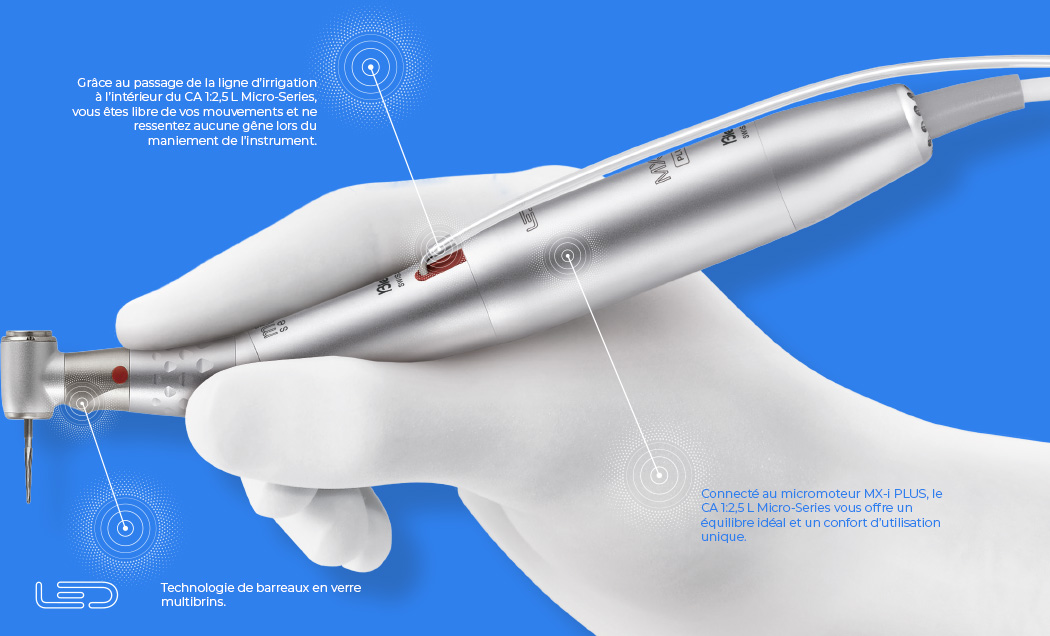 Contre-angle de Chirurgie Bien-Air 1:2.5